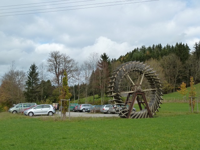 Parkplatz an der Teufelsküche bei Obergünzburg