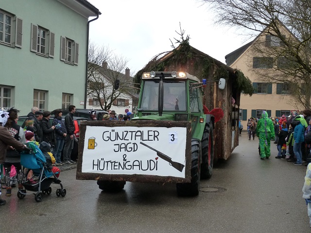 Faschingsumzug Obergünzburg 2014 - Günztaler Hüttengaudi
