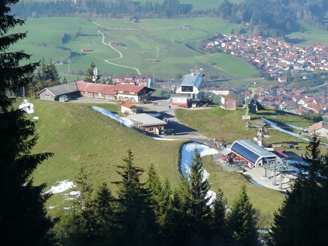 Mittelstation der Alpspitzbahn