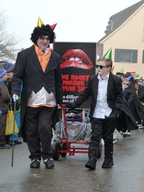 Rocky Horror Picture Show auf dem Faschingsumzug Obergünzburg 2015