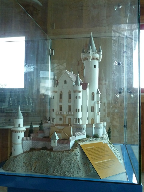 Burgenmodell im Burgenmuseum auf dem Falkenstein
