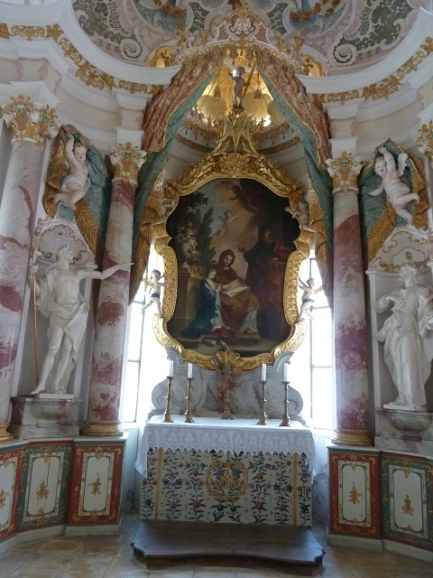 Kartause Buxheim - die Annakapelle von Dominikus Zimmermann