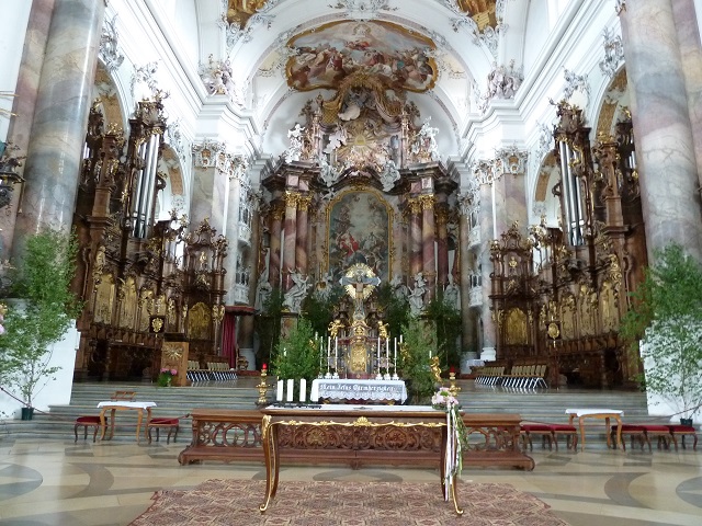Basilika Ottobeuren Altarraum