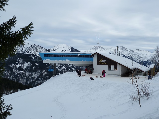 Bergstation der Hornbahn Hindelang am Imberger Horn