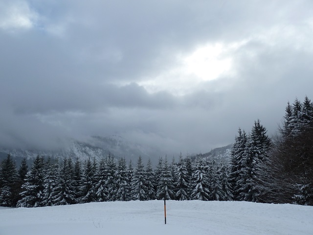 Winterliche Wolken über Jungholz