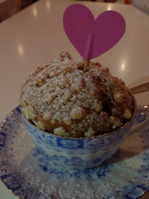 Cupcake im Café Sissi