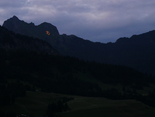 Feuerherz am Aggenstein im Tannheimer Tal