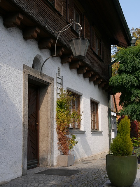 Die frühere Post in Obergünzburg - Außenansicht