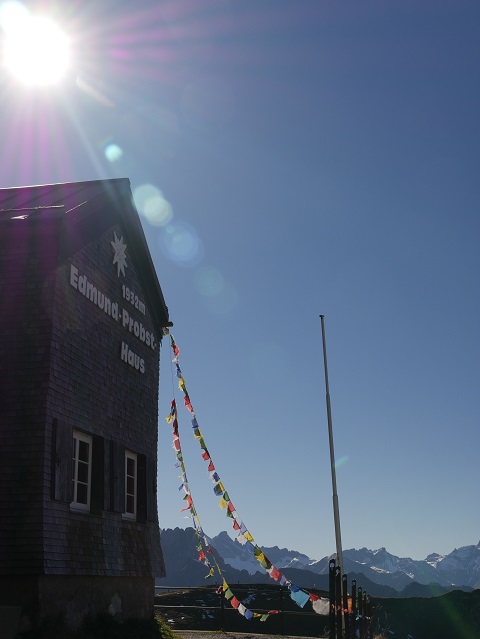 das Edmund-Probst-Haus an der Nebelhorn-Bergstation