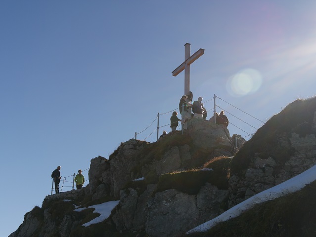 Gipfelkreuz auf dem Nebelhorn