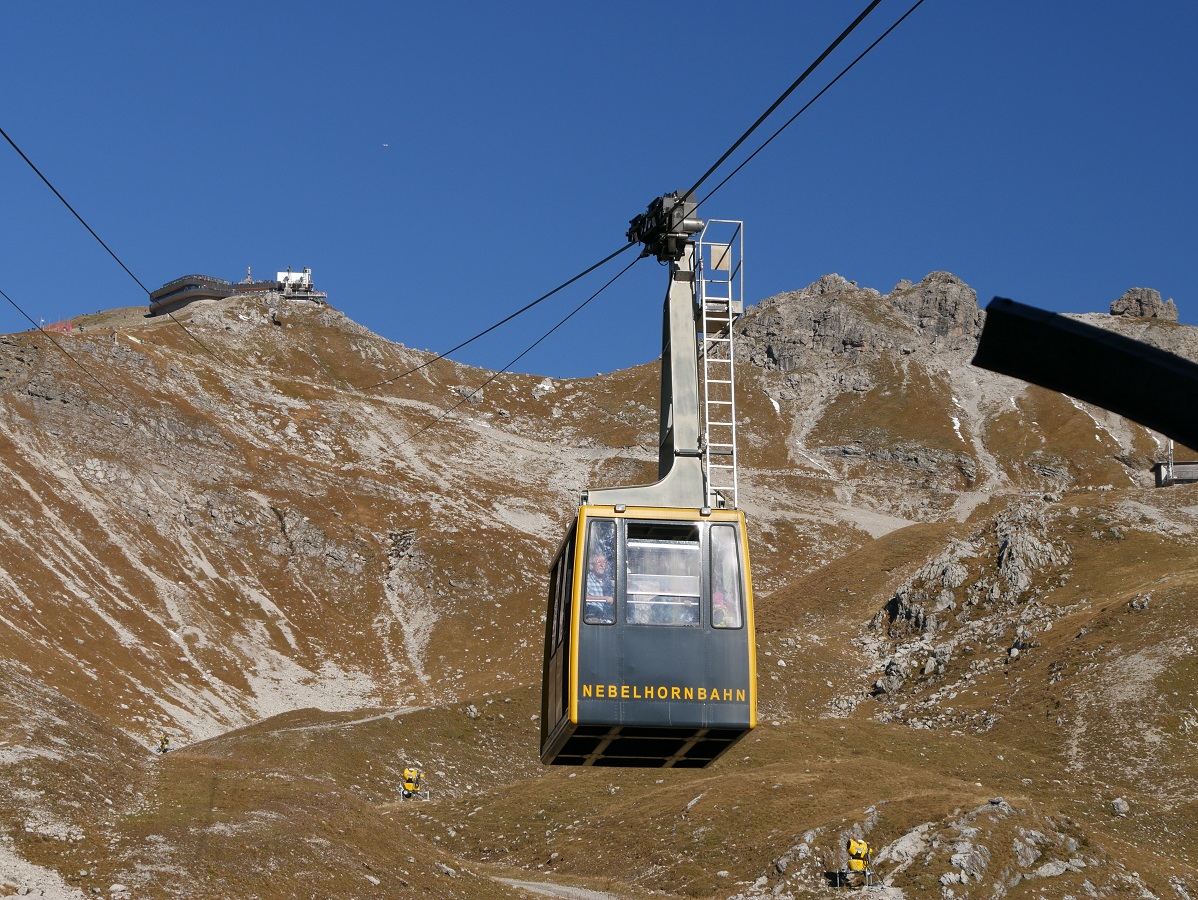 Nebelhornbahn und Gipfelstation