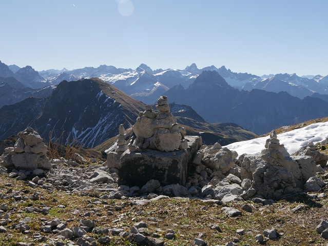 Steinmännchen am Nebelhorn