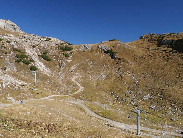 Wanderweg vom Pfannenhölzle zur Station Höfatsblick am Nebelhorn