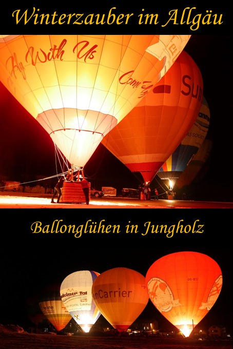 Ballonglühen Jungholz - Bericht mit Video