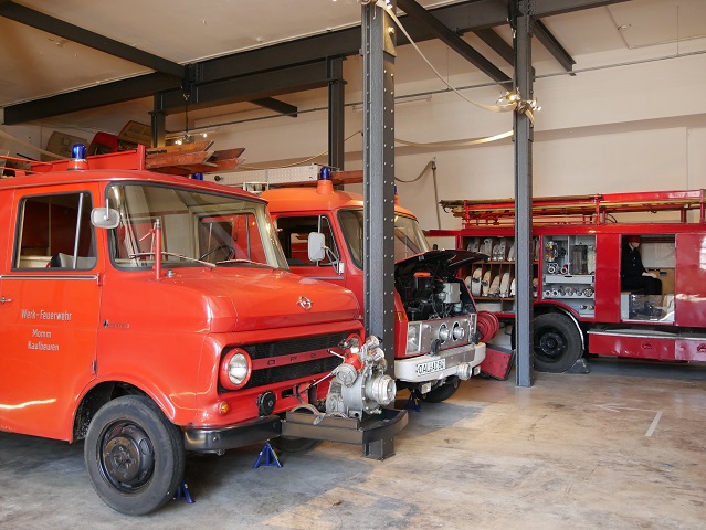 Fahrzeuge im Feuerwehrmuseum Kaufbeuren