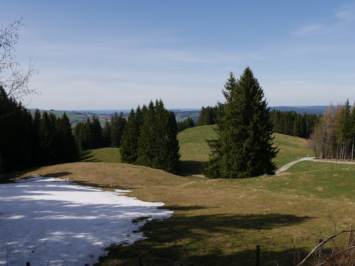 Wanderweg an der Alpspitz bei Nesselwang