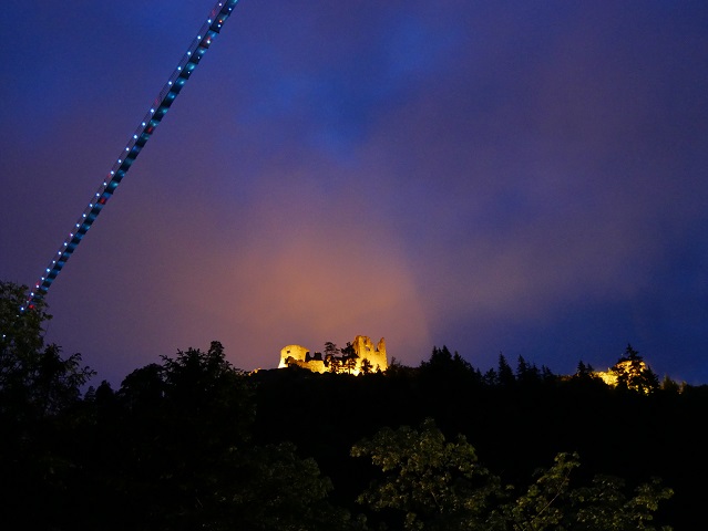 nachts - Burgenwelt Ehrenberg mit highline179 #FopaNet