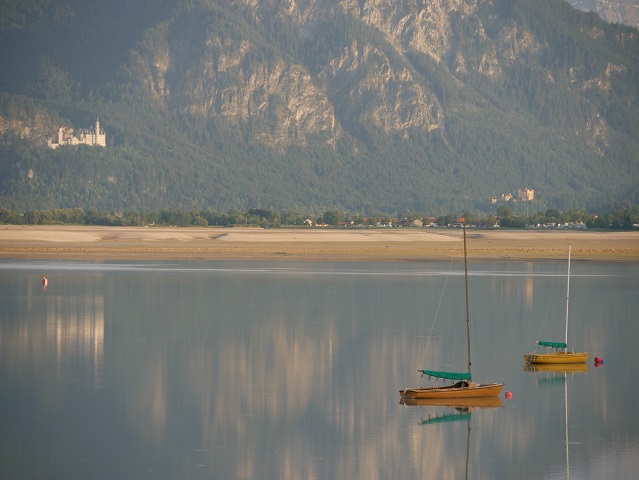 nass - Boote im Forggensee #FopaNet