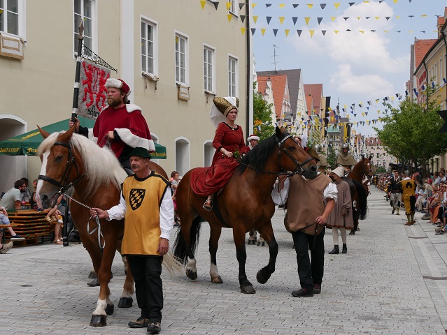 Die Ritter von Rechberg auf dem Frundsbergfest Mindelheim 2018