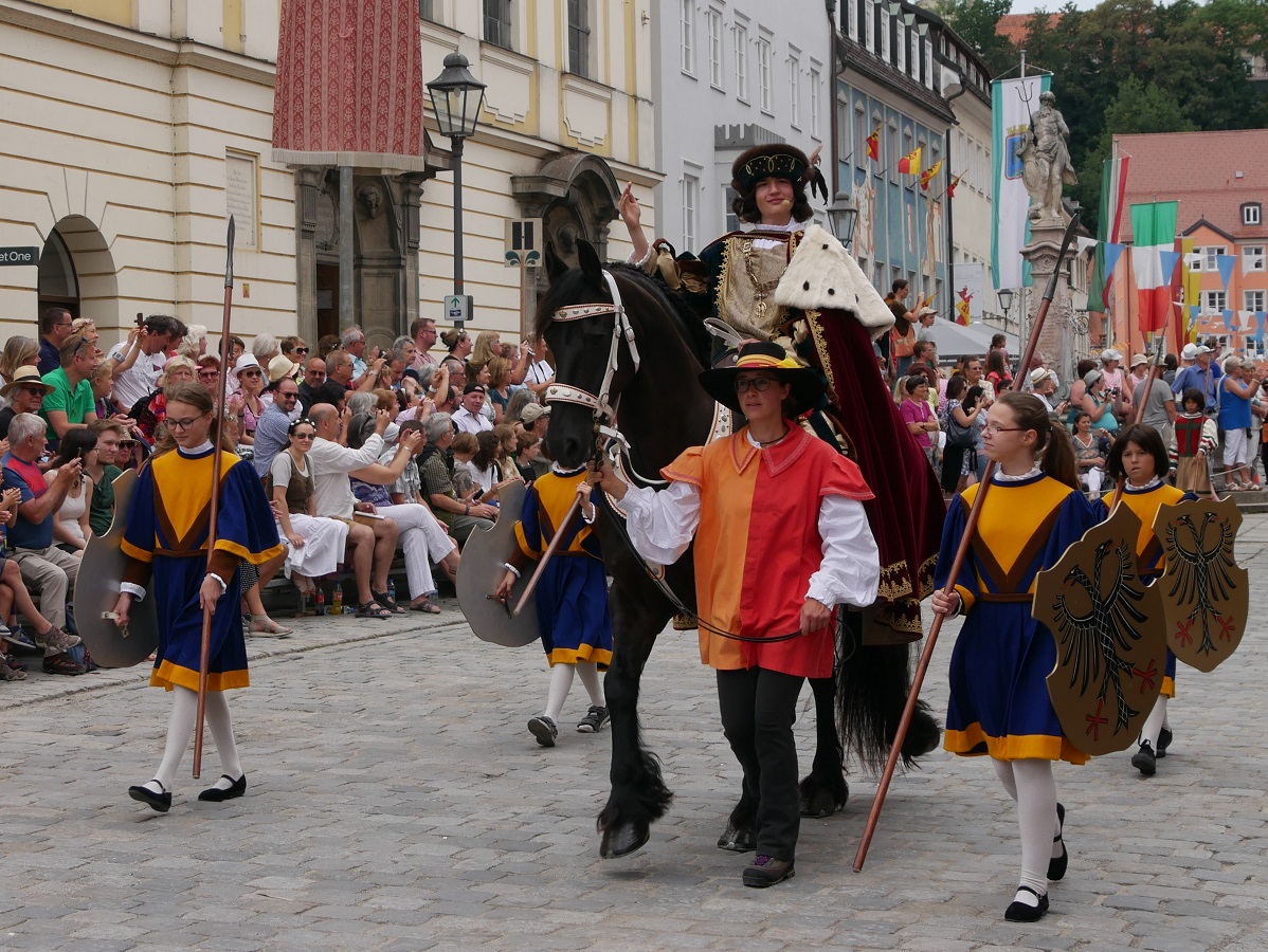 Einzug des Kaisers Maximilian nach Kaufbeuren - Tänzelfest 2018