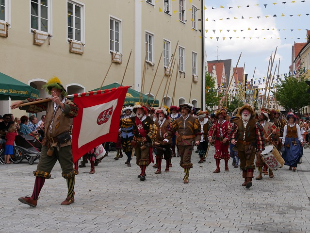 Fähnlein rechberg auf dem Frundsbergfest 2018