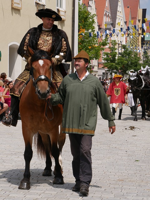 Kaiser Maximilian I auf dem Frundsbergfest Mindelheim 2018