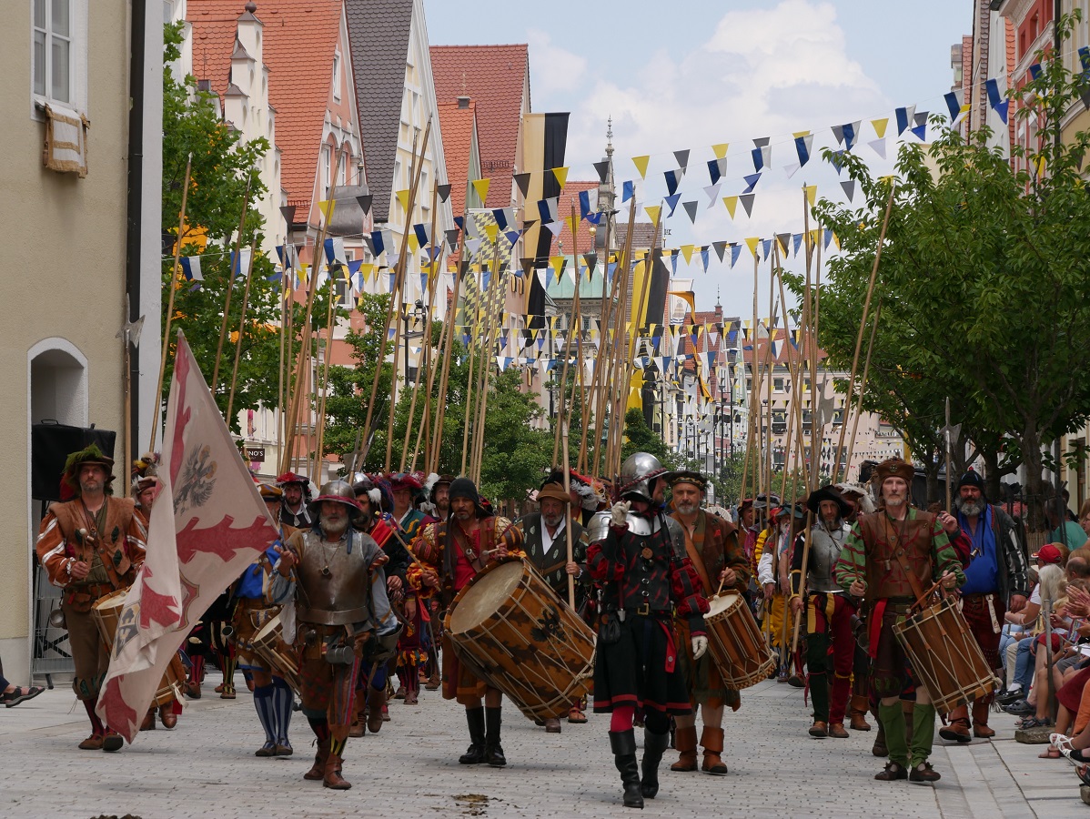 Landsknechtshaufen auf dem Frundsbergfest Mindelheim 2018