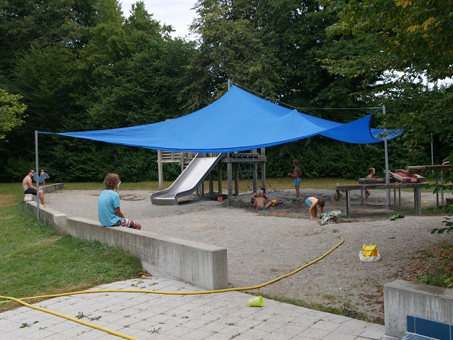 Spielplatz im Freibad Stadtweiher Leutkirch