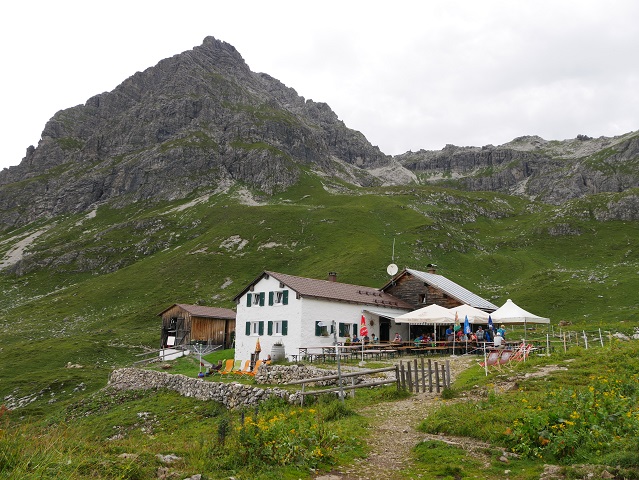 die Widdersteinhütte im Kleinwalsertal