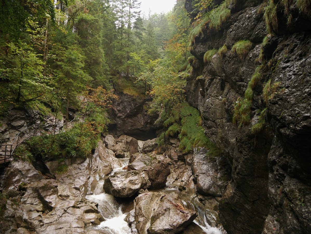 Fantastische Felsformationen in der Starzlachklamm