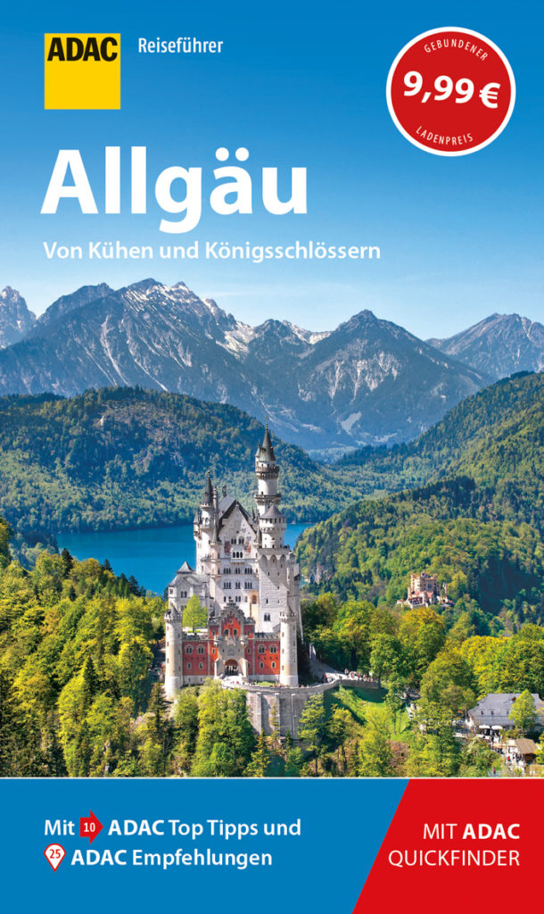 Buchcover ADAC-Reiseführer Allgäu (blaue Reihe)