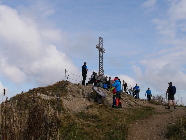 Gipfelkreuz auf dem Hochgrat im Allgäu
