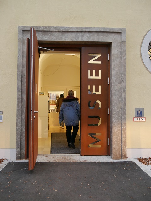 Eingang zu den Museen der Stadt Mindelheim