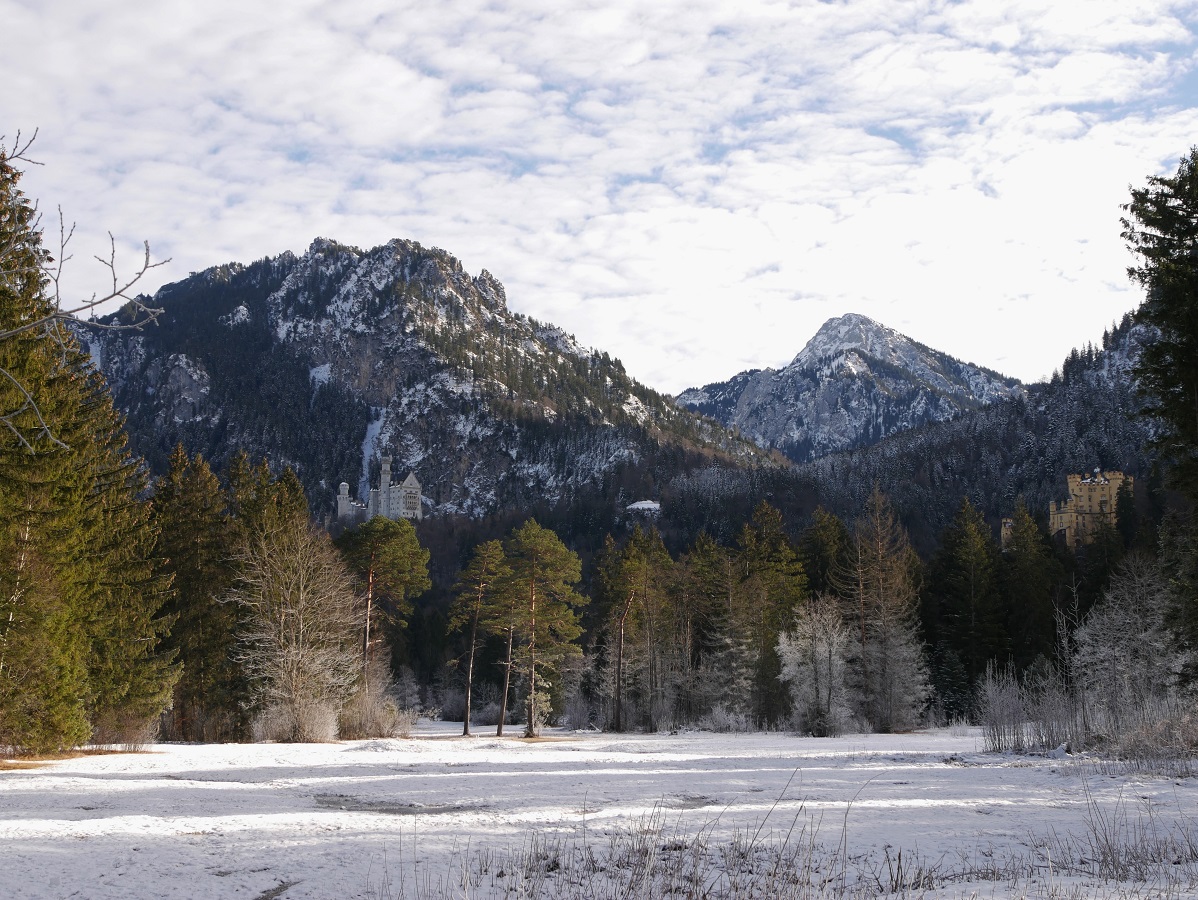 Schönstes Foto - die Schlösser Neuschwanstein und Hohenschwangau im Winter