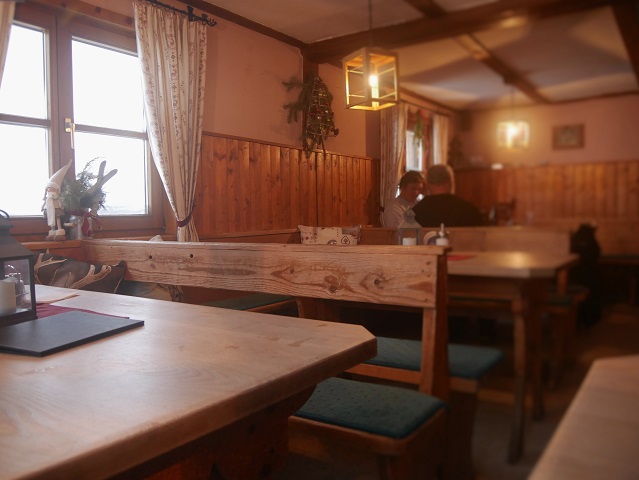 Gaststube in der Kappeler Alp bei Pfronten