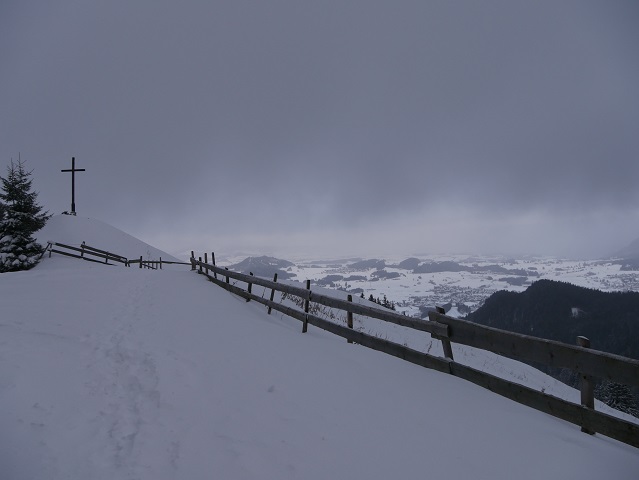 Winterlandschaft zu Füßen der Kappeler Alp bei Pfronten