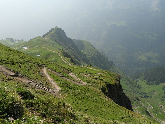 Abstieg von der Rappenseehütte