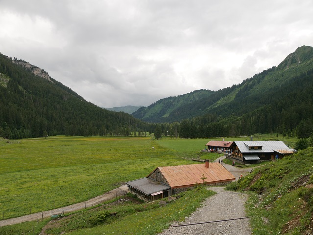 an der Alpe Melköde im Kleinwalsertal