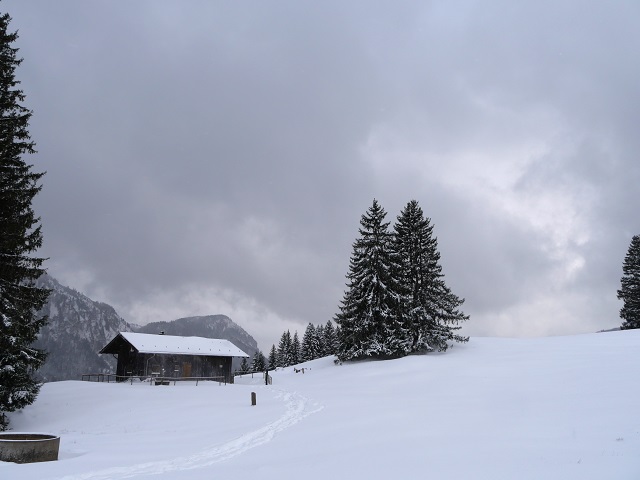 Auf der Winterwanderung zur Gundhütte