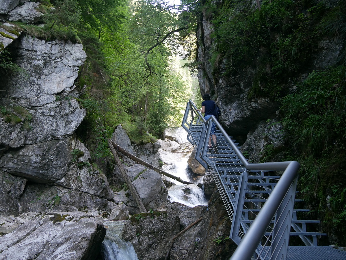 Wunderschön: Wanderung durch die Pöllatschlucht zur Marienbrücke