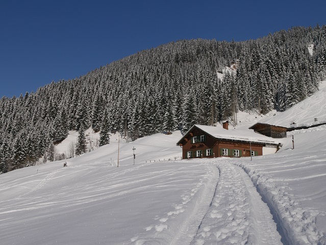 die Innere Wiesalpe im Wildental im Winter