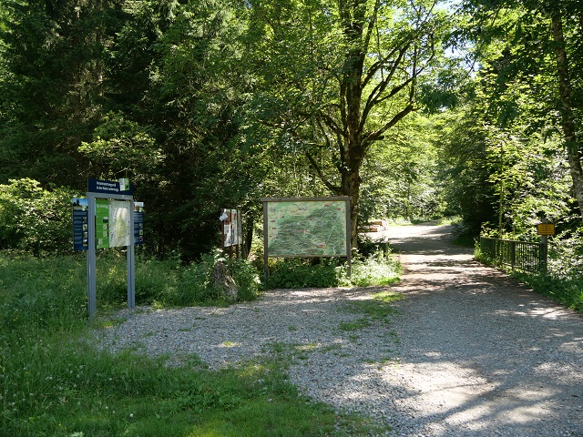 Ausgangspunkt zur (Rund-) Wanderung zum Schwarzen Grat