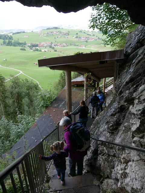 Ausstieg aus der Sturmannshöhle in Obermaiselstein
