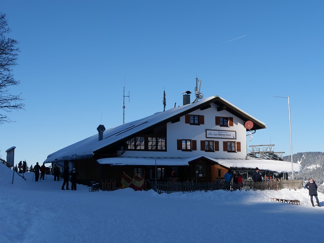 Berggasthaus zum oberen Horn in Bad Hindelang im Winter