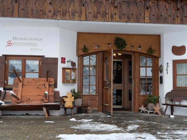 Berggasthof Spielmannsau im Winter
