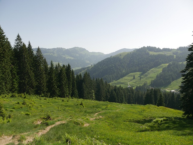 Berglandschaft bei Balderschwang im Allgäu