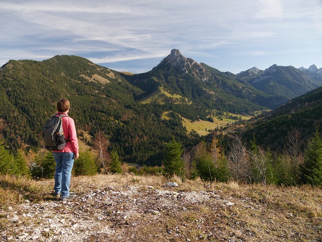 Blick auf den Breitenberg und den Aggenstein von Süden