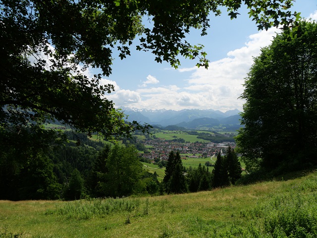 Blick auf Sonthofen