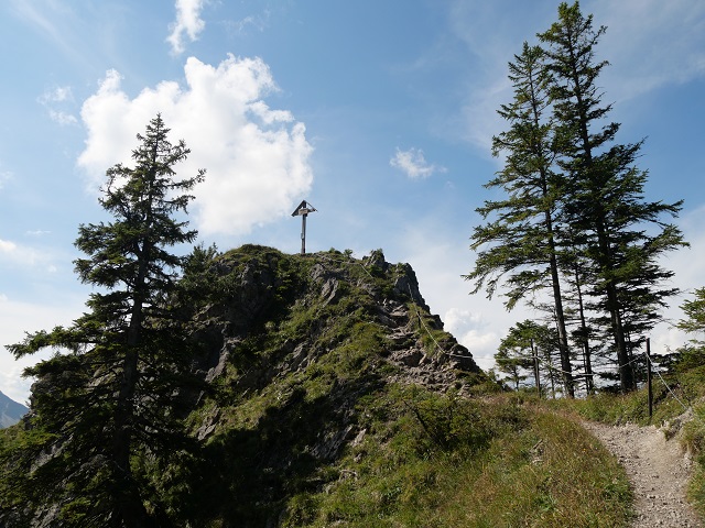 Blick auf den Strausberg-Gipfel