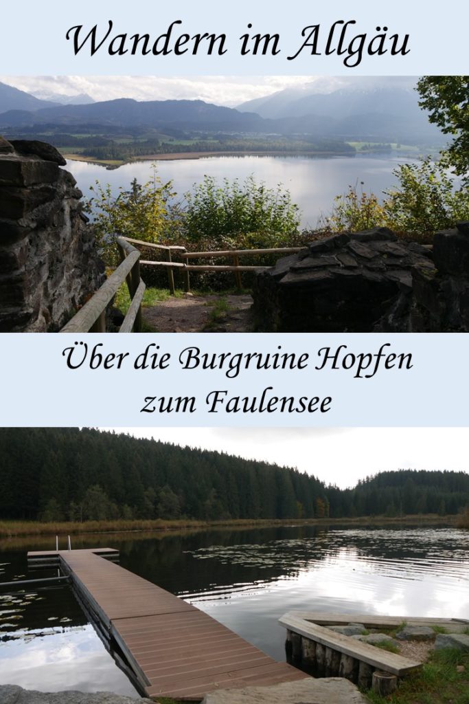 Rundwanderung über die Burgruine Hopfen zum Faulensee